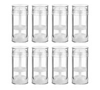 SILENRADAWN 8pcs Empty Containers Twist-up DIY Tube 30ml Plastic Lightweight Dispensing Solid Perfumes for Making Your Own Deodorants at Home