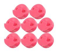 SILENRADAWN 8pcs Pink Rubber Violin Practice Mutes Claw Style Soft Sound Dampeners for Quiet Home and Orchestra Use, Violin and Viola Accessories for Volume Reduction and Silent Training