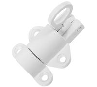 SILENRADAWN Aluminium Alloy Door Flush Bolt with Convenient to Open and Close Feature, Easy to Install White Slide Bolt Latch for Antique Doors and Furniture Security