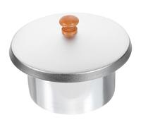 SILENRADAWN Aluminum Wax Melting Pot for Efficient and Easy to Clean Use with Lid 600cc Capacity Wax Warmer Inner Pot Replacement Part