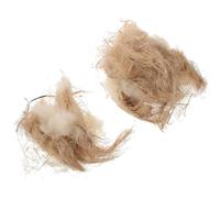 SILENRADAWN Bird Nest Material Khaki Jute Silk Twine Raffia Wool Cotton