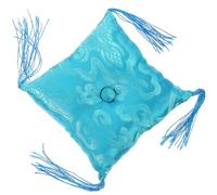 SILENRADAWN Blue Nepal Style Cloth Protective Bowl Holder for Fixing Singing Bowl with Beautiful Appearance for Meditation and Buddhist Practices Color Color