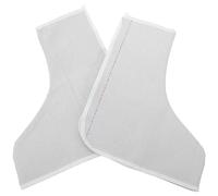 SILENRADAWN Boot Design Coverage Men Industrial, Welding Environments for 2pcs White Canvas Covers Tear Resistant Protective Boot Covers with Complete Foot