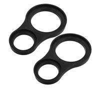 SILENRADAWN Car Speaker Adapter Bracket Base a Pillar Mount Compatible with Car Audio Systems and Speakers Sturdy Black Plastic Material Resistant to Deformation for DIY Modifications