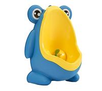 SILENRADAWN Cartoon Frog Boy Training Urinal with Wall Mount, Portable Pee Trainer Potty for, Blue and Green Airplane Design, Boy Toilet for Home Potty Training Random Style
