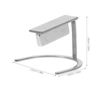 SILENRADAWN Cat Eye Nail Magnet Tool 3d Illusion Silver Nail Polish Magnet Stand with Strong Suction for Manicure and Cat Eye Effect