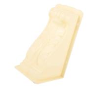 SILENRADAWN Cement Casting Mold Villa Corbel Mold for Architectural Decoration European Style Roman Corbel Beige Plastic Deformation Resistant Easy to Clean Patterns