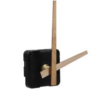 SILENRADAWN Clock Mechanism Replacement Clock Movement, Silent Quartz, Wood Plastic, Khaki, 1 X Aa Battery, 10 Inch, for Bedroom, 3d Embroidery