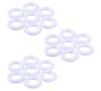 SILENRADAWN Curtain Protects White for Plastic Window Folding 800pcs Rings Rods Low Noise Contemporary Style Accessories Rod for Home Decor