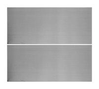 SILENRADAWN Door Sign Plates 25x11cm 2pcs with Adhesive Stainless Steel Blank Engravable Name Plates Office and Apartment for Wall or Door Use