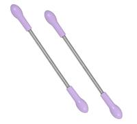 SILENRADAWN Epilator Color Tool Manual to Facial Removal Spring Hair 2pcs Stainless Steel Mini Handheld and Remover Easy for Random Use Suitable Skin Types for Home Travel