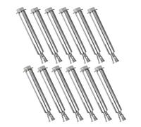 SILENRADAWN Expansion Wall Anchors for Ground Locks Internal Expansion Structure 12pcs M8 Iron Bolt Fasteners Quick Installation and Movement Prevention, for Driveways and Schools