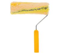 SILENRADAWN Extended Cotton Thread Paint Roller with Plastic and Iron Frame for Painting Interior Walls and Floors, Multifunctional Small Paint Roller with Extended Reach for Home Improvement