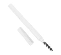 SILENRADAWN Eyebrow Comb Dual Sided Lash Mascara Applicator 6.01x0.47x0.47in Convenient Travel Sturdy Plastic Soft Bristles Women Classic Timeless Makeup Bag Tool