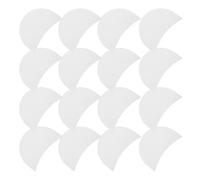 SILENRADAWN Eyeshadow Tape and Easy Application, Non-woven Fabric 100pcs White with Contourfitting Design Makeup Patches under Eye Makeup and Eyeliner Stencils for Eyes for Women