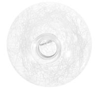 SILENRADAWN Glass Globe Lamp Shade Replacement for G9 Base Filament Molecular Lamps, Solid Glass Material with Threaded Design, Easy Installation and Stable, for Living Room and Other Space