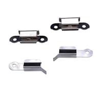 SILENRADAWN Glass Platform Clamps Stable Fixation Clips Stainless Steel for 4pcs, Smooth Surface 3D Printer Heated Bed Suitable for Professional Use and Office