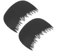SILENRADAWN Hair Fiber Comb Set 2Pcs with Protective Forehead Shield Plastic Hairline Comb for Men and Women, Easy Application Tool for Natural Hair Thickening