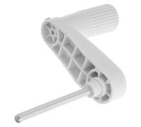 SILENRADAWN Hand Crank Handle Revolving Crank Handle Replacement Silent Operation Seamless Height Adjustment Hexagon Diameter 6 Mm Ergonomic Design Plastic Metal for Industrial Applications