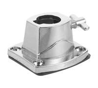 SILENRADAWN Heavy Duty Metal Drum Floor Tom Leg Bracket with Adjustable Rock Steady Performance, Silver Drum Kit Base Mount for Practice Rooms and Studio Environments