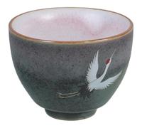 SILENRADAWN Japanese Ceramic Tea Cup Handleless Small Teacup for Traditional Tea Ceremonies with Elegant Design and Portable Ceramic Material