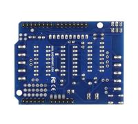 SILENRADAWN L293d Tested 2 Board 4 with H-bridges Motor Shield Drive and External Terminal Power Interfaces Compatible with Dc for Mega and Duemilanove for Robotics and Cnc Projects