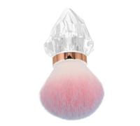 SILENRADAWN Large Soft Mushroom-head Makeup Brush with Fine Bristles for Loose Powder Blush Body Dusting Gentle Setting Powder Applicator Portable Beauty Tool for Travel and Nails