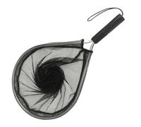 SILENRADAWN Lightweight Nylon Alloy Aluminum Design Frame and Circular Mesh Foldable Fishing Net with Corrosion-resistant for Trout for Boat Fishing and Lake Outdoors