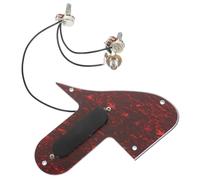 SILENRADAWN Mandolin Pickguard Assembly with Double-coil Dual-coil Pickup, Sturdy Pvc Scratch Plate for F-style Mandolin and Guitar, Replacement Accessory for Acoustic Instruments