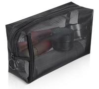 SILENRADAWN Mesh Makeup Bag Set with Fine Mesh and Flexible Nylon Structure 3pcs Portable Travel Toiletry Bags for Organizing Vanity at Home or On-the-go for Women