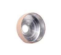 SILENRADAWN Metal Tenor Saxophone Mute Muffles Overtones for Quiet Practice Outer Diameter 92mm Sound Dampener with Protective Anti-damage Fabric , Fits Securely into Saxophone