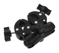 SILENRADAWN Motorcycle Camera Mount Holder Lightweight Compact Plastic Phone Holder with 25mm Dual Clamp and 360° Ball Head Design for Secure Outdoor Riding