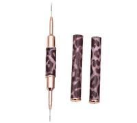 SILENRADAWN Nail Art Pen Nail Liner Brush Double-end Metal Easy to Draw Convenient and Practical and Home Use