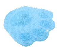 SILENRADAWN Nonskid Care Scrubber Mat with Foot Cups Shower for Hands-Free and Cleaning Massage Pad for Safe Shower Use Bathroom