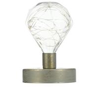 SILENRADAWN Nordic Style Decorative Copper Wire Lamp with Plastic Material, Environmental Friendly and High Efficiency Night Light for Garden and Terrace, Powered by 3 Aa Batteries (not