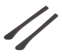SILENRADAWN One Pair Brown Silicone Eyeglass Temple Covers Non-slip Replacement Sleeve for Thin Metal Arms, Protecting Temples with Comfortable Grip for Daily Wear