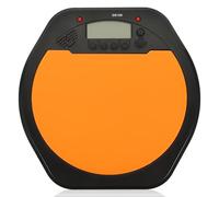 SILENRADAWN Portable Digital Drum Pad Electronic Practice Pad with Lcd Display and Full Dynamic Range, Made of Abs and Silicone, Suitable for Drumming Training and Metronome Use