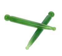 SILENRADAWN Pressure Point Massage Sticks 2Pcs Acupressure Pen Set Green Face Massagers Self-Massage Tool for Relaxation and Facial Therapy