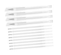 SILENRADAWN Professional Salon Mapping Tool and Long Serving Life Water-resistant White Eyebrow Pen Set with Plastic Material for Precise Tattooing and Makeup Application