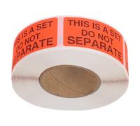 SILENRADAWN Red Fluorescent Shipping Labels Do Not Separate Set Integrity Packing Labels with Permanent Adhesive 500pcs Roll 2x0.98 Inch for Freight and Handling