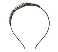 SILENRADAWN Retro Rhinestone Headband for Women Handmade Beads, Portable and No Head Ache Design, for Daily Wearing and Sporting Activities