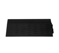 SILENRADAWN Robot Vacuum Ramp Accessory - 2.0cm High Black Rubber Threshold Ramp Cushion for Doorways and Stairs, Non-slip Floor Transition Strip Compatible with Sweeping Robots