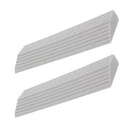 SILENRADAWN Rubber Threshold Ramp to Fit Design for Robot Vacuum Cleaner 2pcs with Non-, Effortless Transition Floor Strip for Doorways, Suitable for Office and Cafe Use