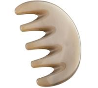 SILENRADAWN Scalp Comb Scraping Massage Tool Lightweight Ox Horn with Unique Chic Design Large Gua Sha Tool for Family and Scalp Care and Relaxation