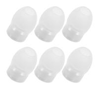 SILENRADAWN Silicone Replacement Stethoscope Ear Tips Comfortable Fit 6pcs Soft Gourd-shaped Ear Pieces Screw on Components, Improved Clarity and Resistant to Buildup for Nurses and Doctors