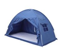 SILENRADAWN Sleep Tent for Single Bed, Indoor Foldable Bed Tent with Light Blocking Cotton and Plastic Material, Portable Privacy Space for Bedroom to Promote Better Sleep and Prevent Rolling