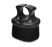 SILENRADAWN Small Beard Brush Knuckle Barber Brush with Ergonomic Ring Design and Pp Nylon Bristles Easy to Operate for Stable User Experience, for Men and Hair Stylists in Salons Or On-the-go
