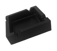 SILENRADAWN Square Silicone Cigarette Ashtray Large Sturdy Smoking Ash Tray with Heat Resistant Material and Simple Colour Design for Indoor and Outdoor Use