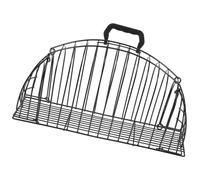 SILENRADAWN Stainless Steel Cat Washing Cage with Multi-purpose Design and Great Air Permeability, Black Reusable Cat Cage for Bathing