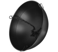 SILENRADAWN Sturdy Black Iron Hanging Planter with Chain Multi-purpose Decorative Hanging Basket for Plants and Flowers Modern Style for Home and Office